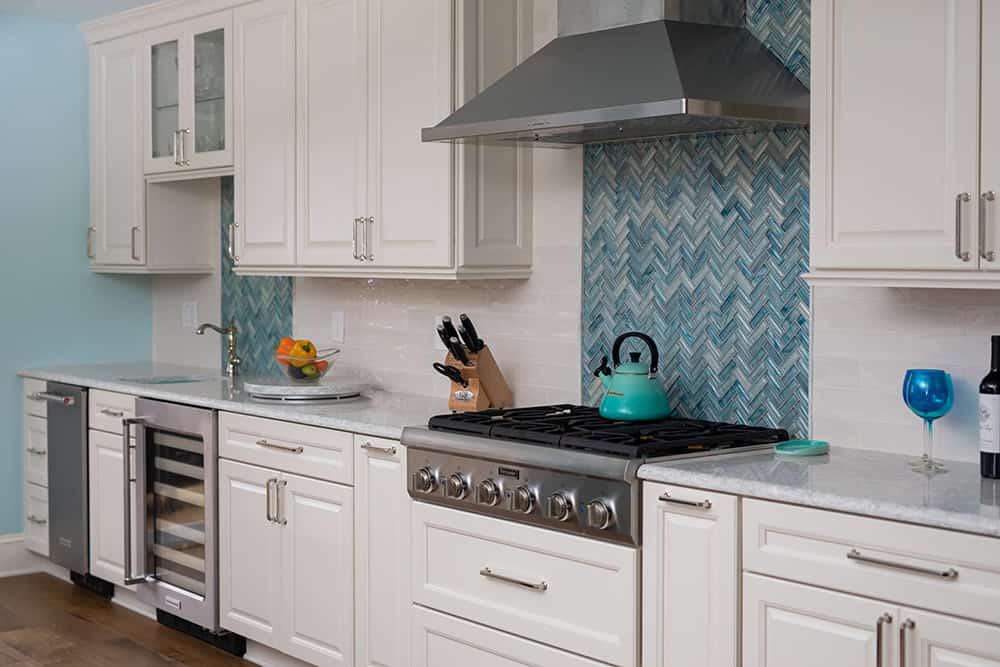 Cambria Montgomery Kitchen - Stove Side View