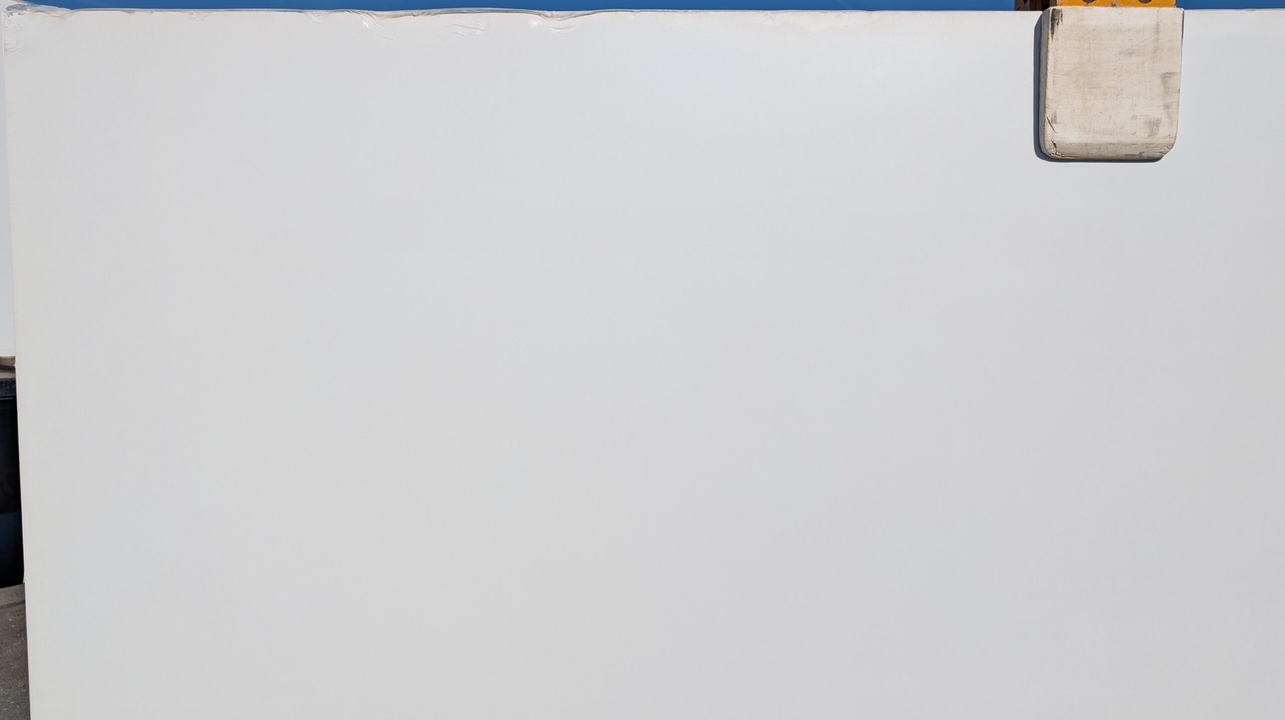 designer white quarter slab