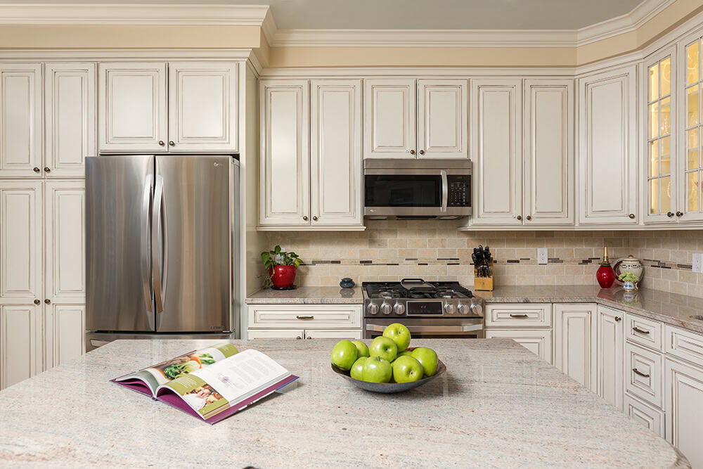Ivory Fantasy Kitchen - Island View