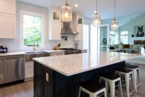 Torquay Quartz Kitchen - Island
